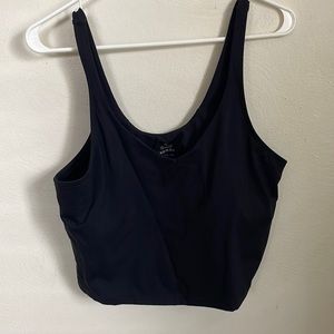 Black workout/lifestyle tank top